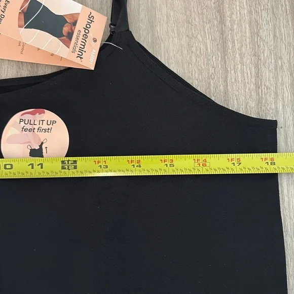 New Shapermint All Day Every Day Scoop Neck Cami Black Size 4X Stretch Shapewear - Picture 6 of 7